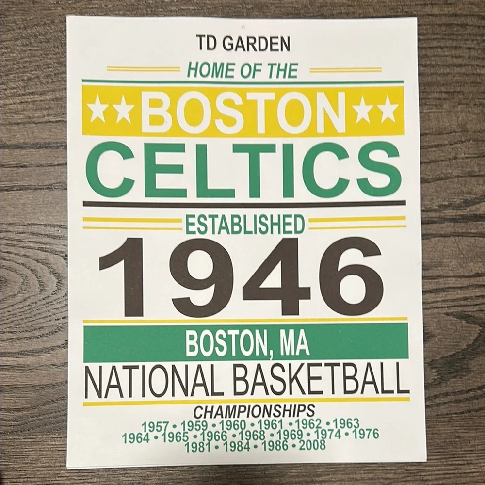 Boston Sports Team Wall Art - Picture 4 of 5